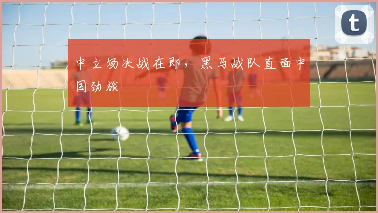 中立场决战在即,黑马战队直面中国劲旅